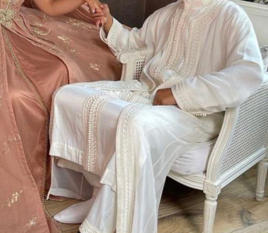 Moroccan Men's Jabador and Thobe Set