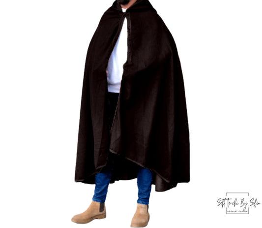 hooded winter cloak