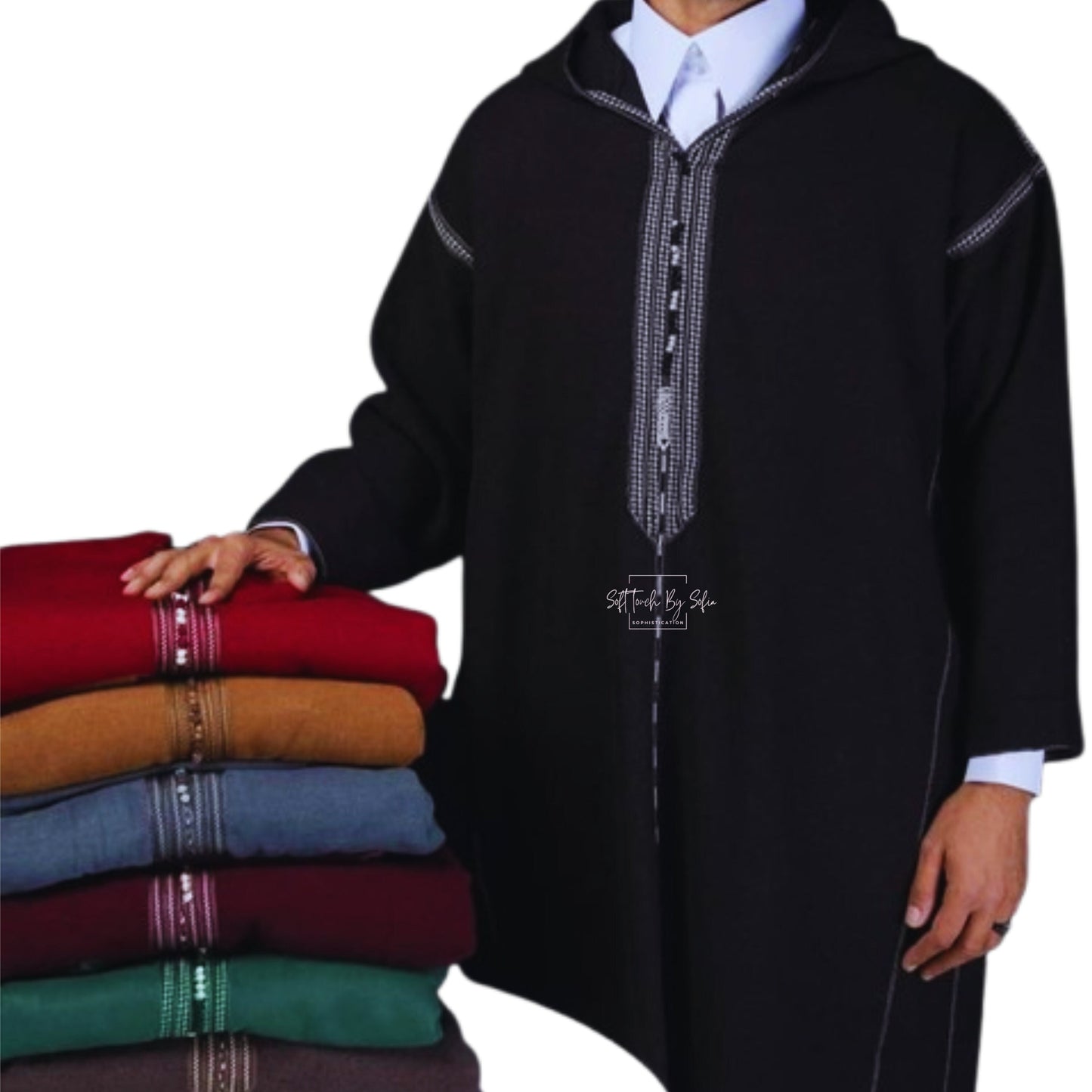 Men's Moroccan Wool Djellaba