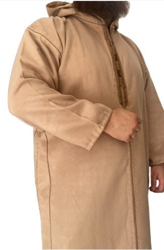 winter hooded thobe for men