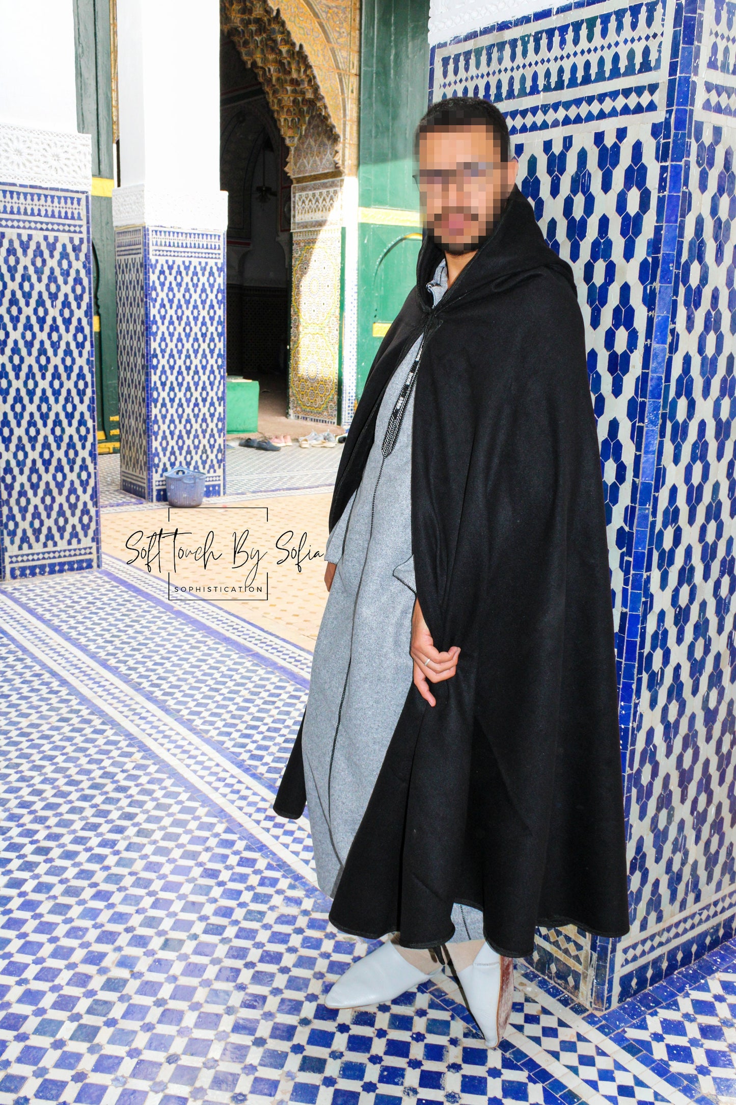 hooded winter cloak