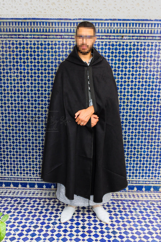 hooded winter cloak