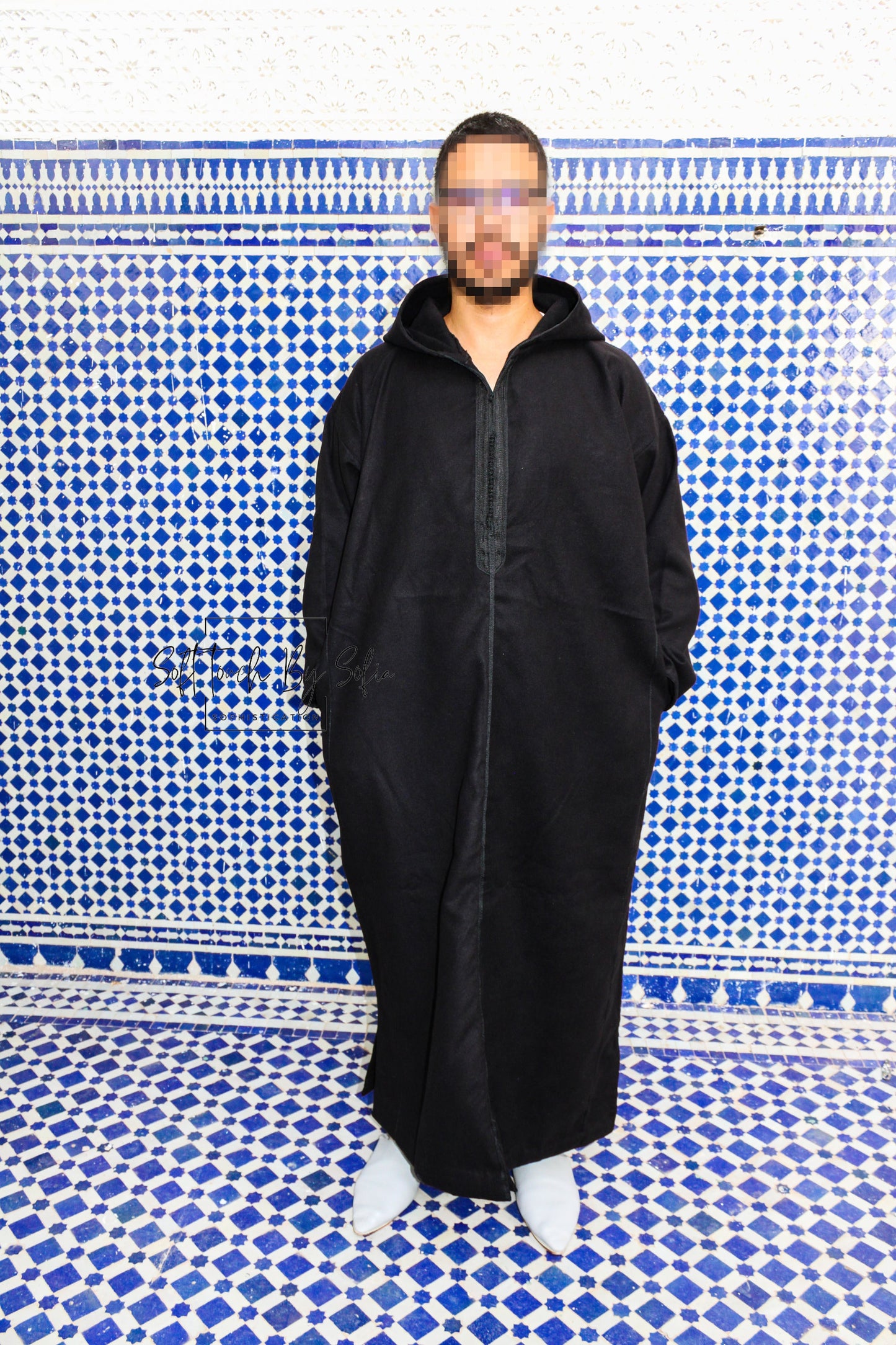 Moroccan Wool Hooded Thobe