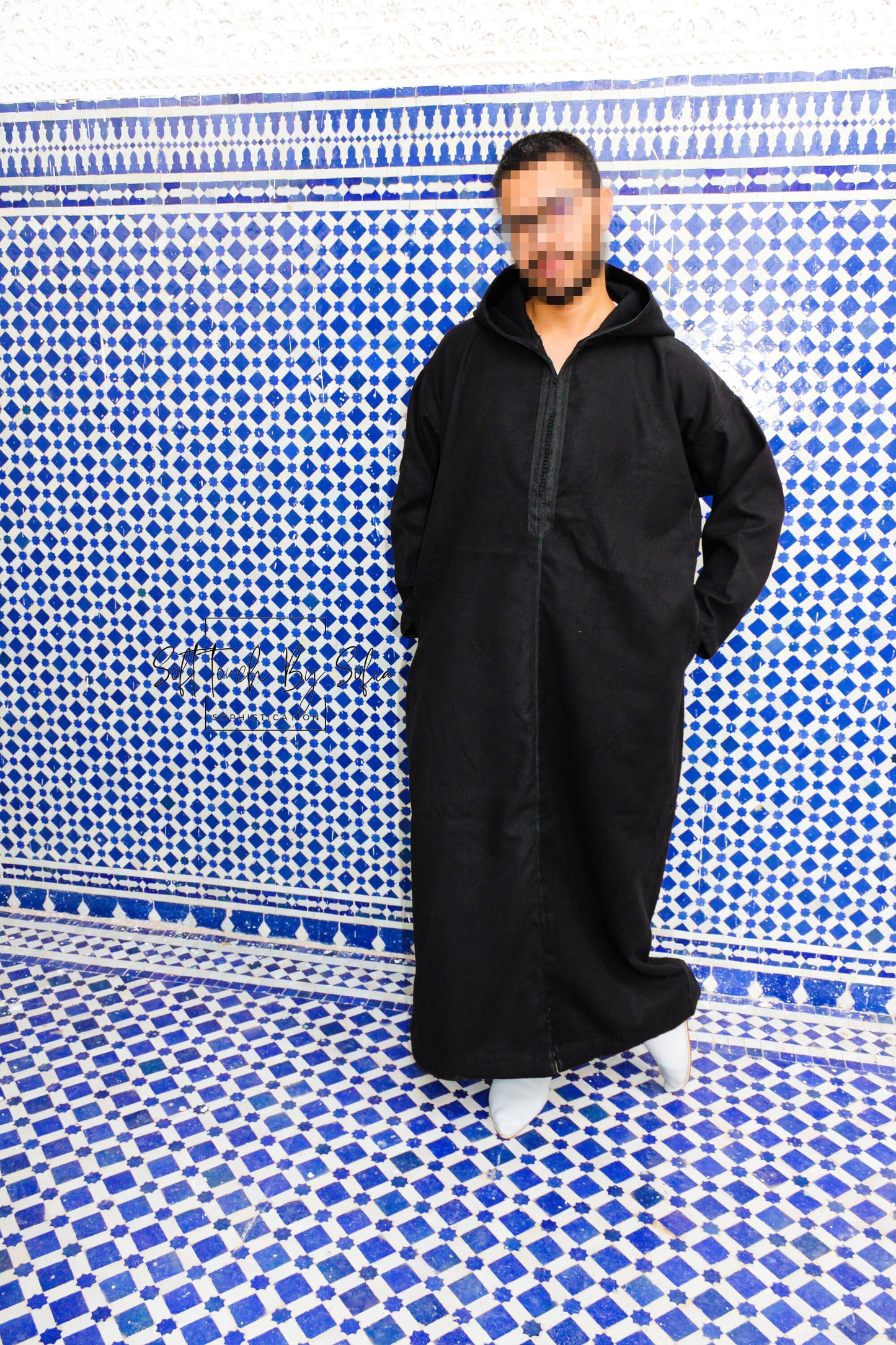 Moroccan Wool Hooded Thobe