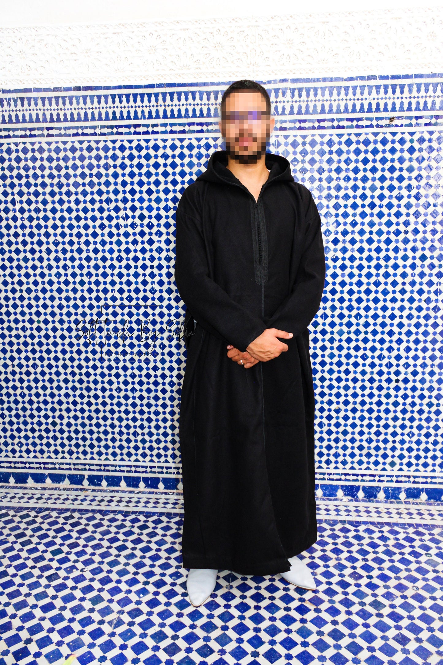 Moroccan Wool Hooded Thobe