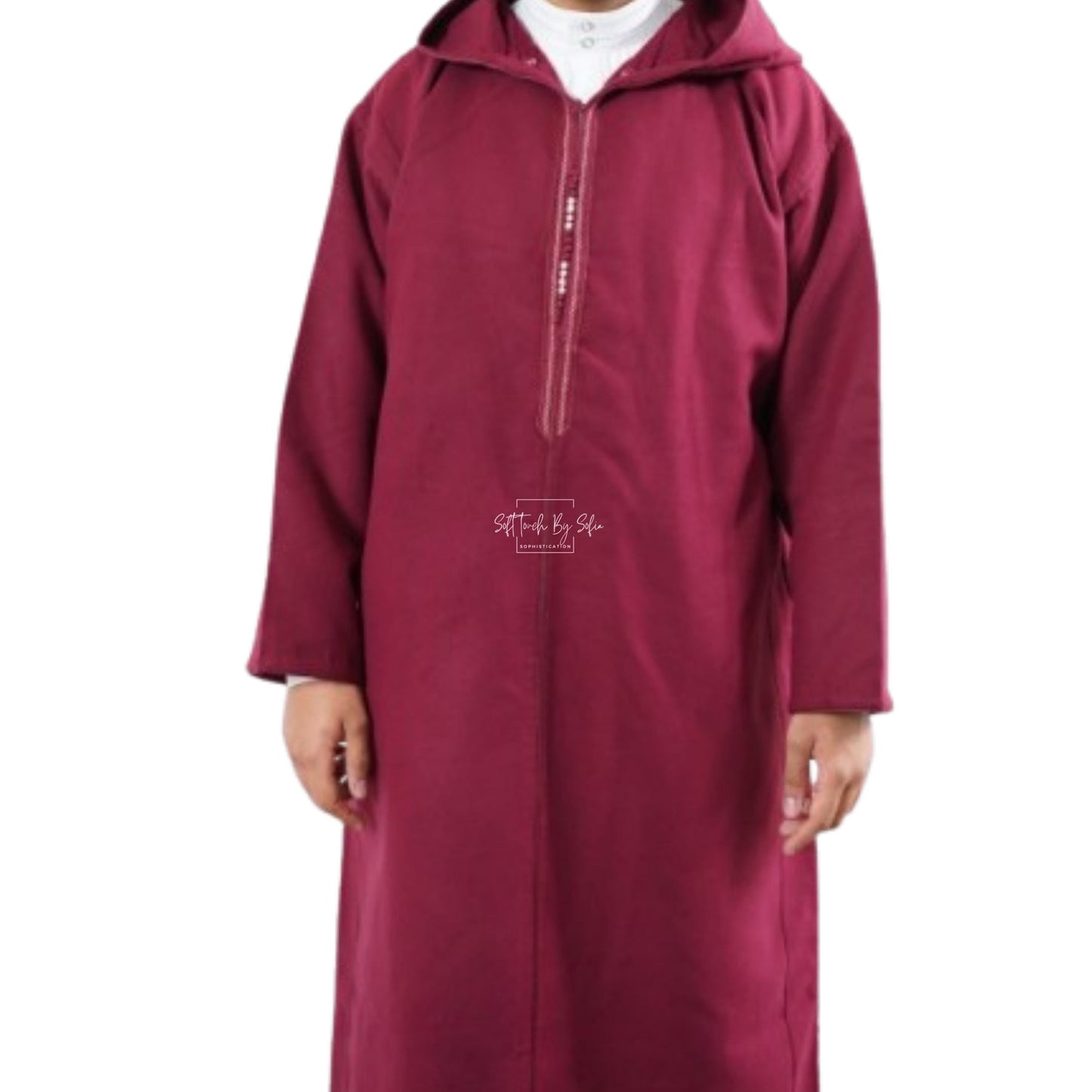 winter hooded thobe for men