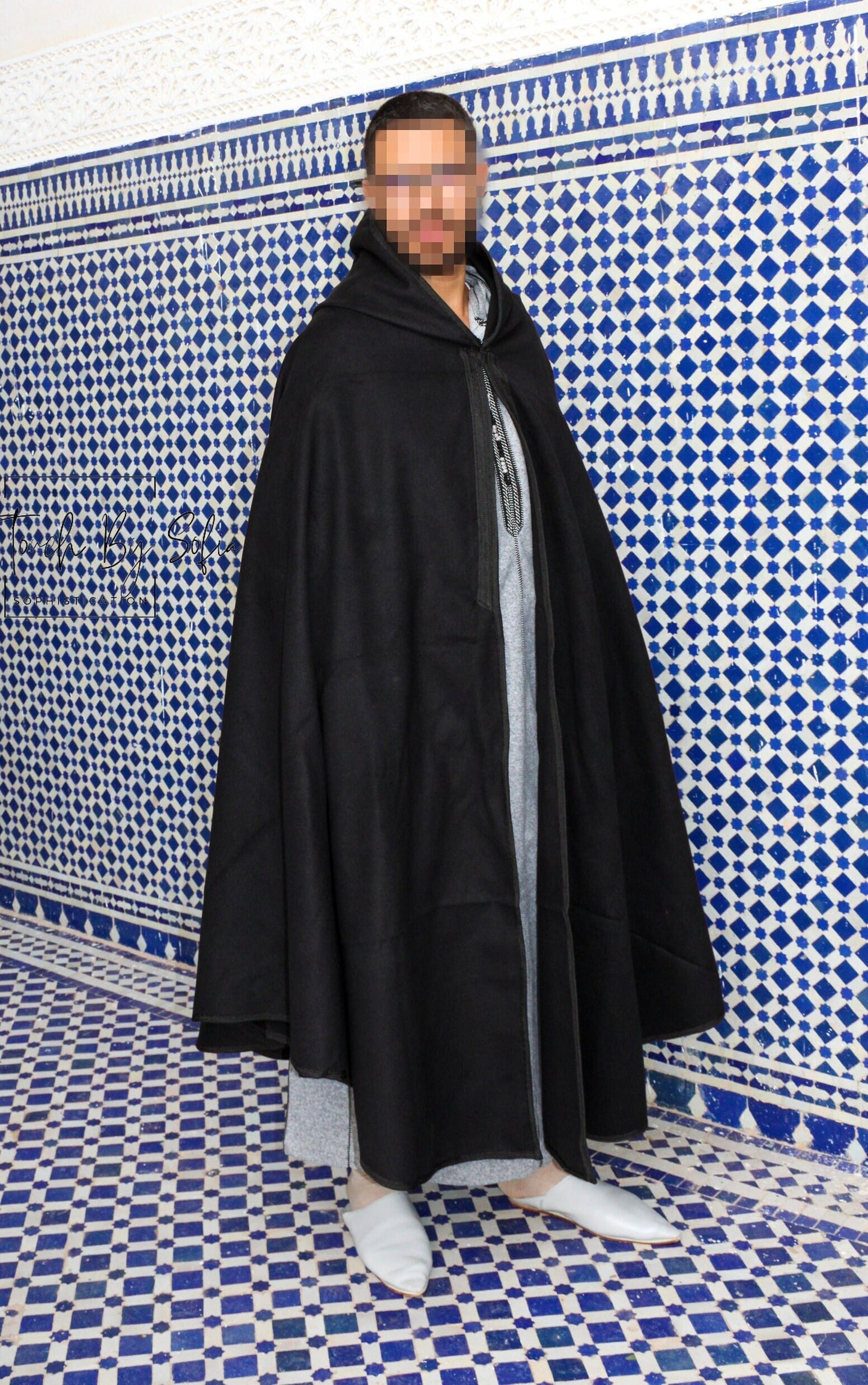 hooded winter cloak