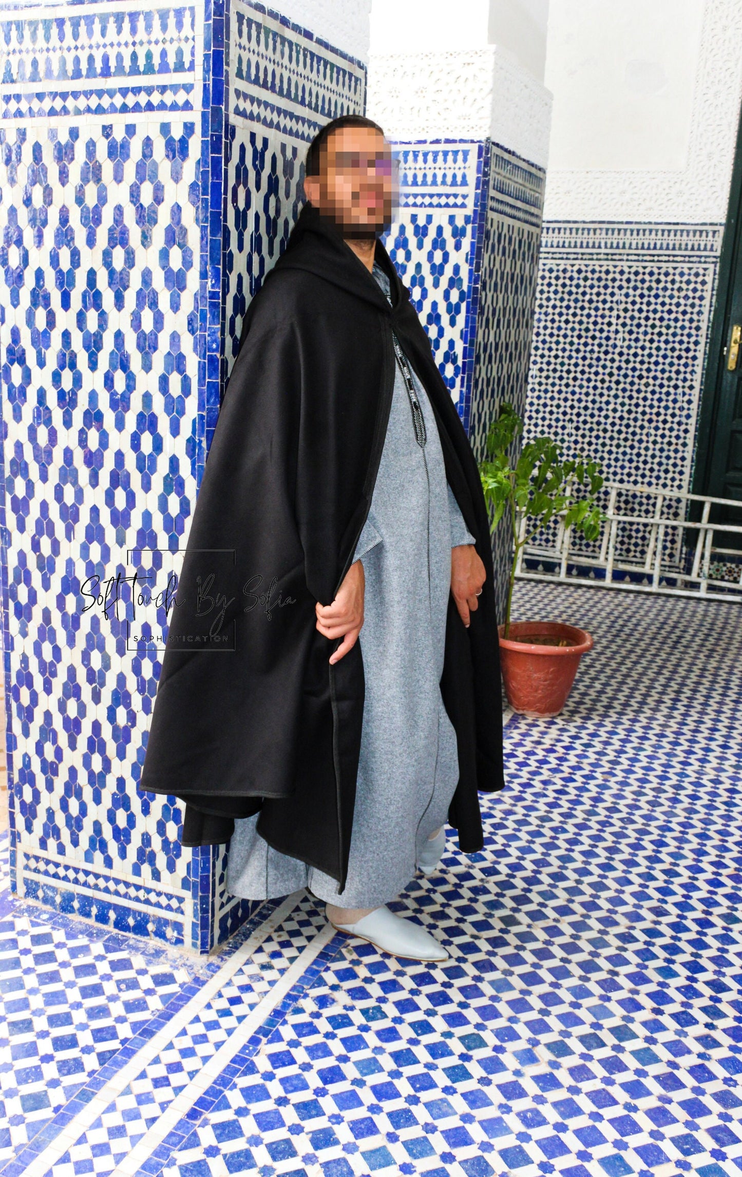 hooded winter cloak
