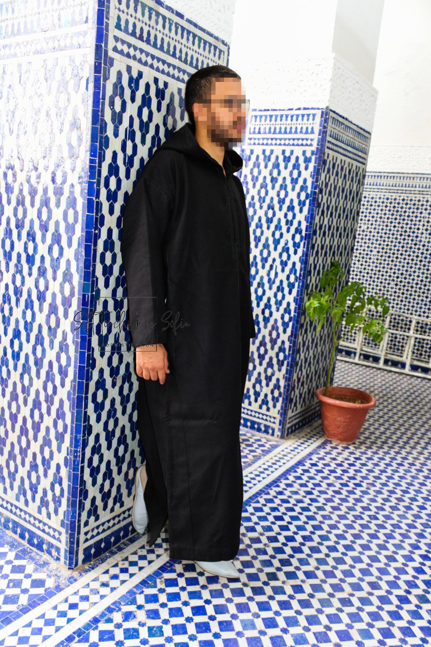 Moroccan Wool Hooded Thobe