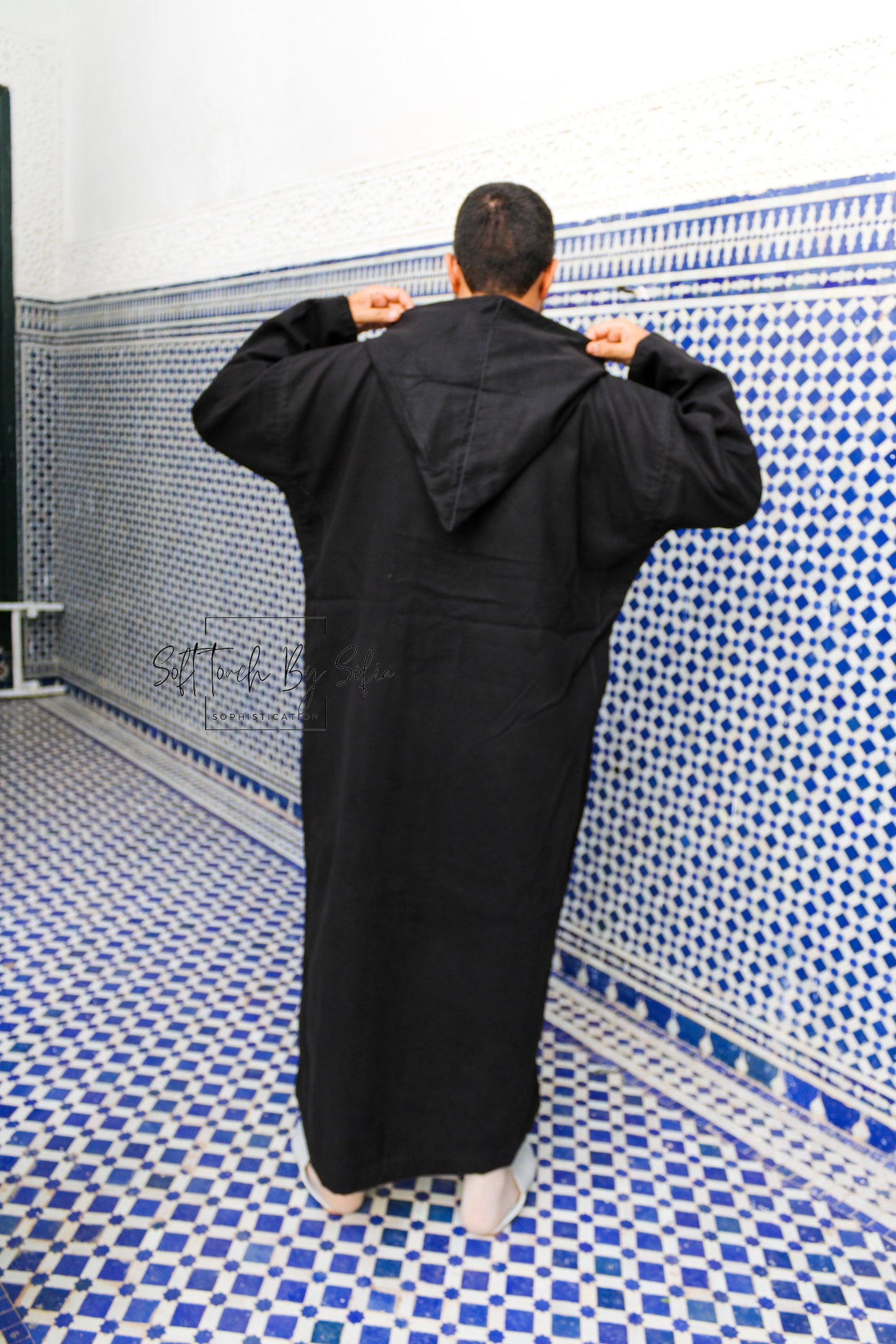 Moroccan Wool Hooded Thobe