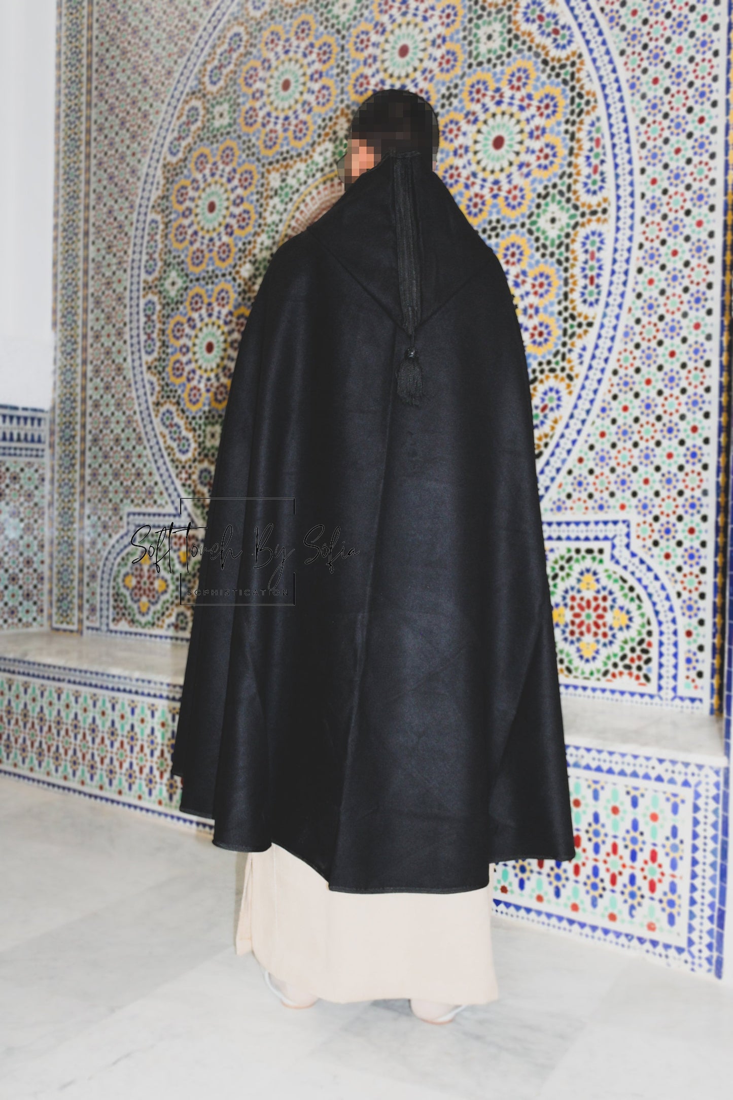 Wool Hooded Winter Cloak