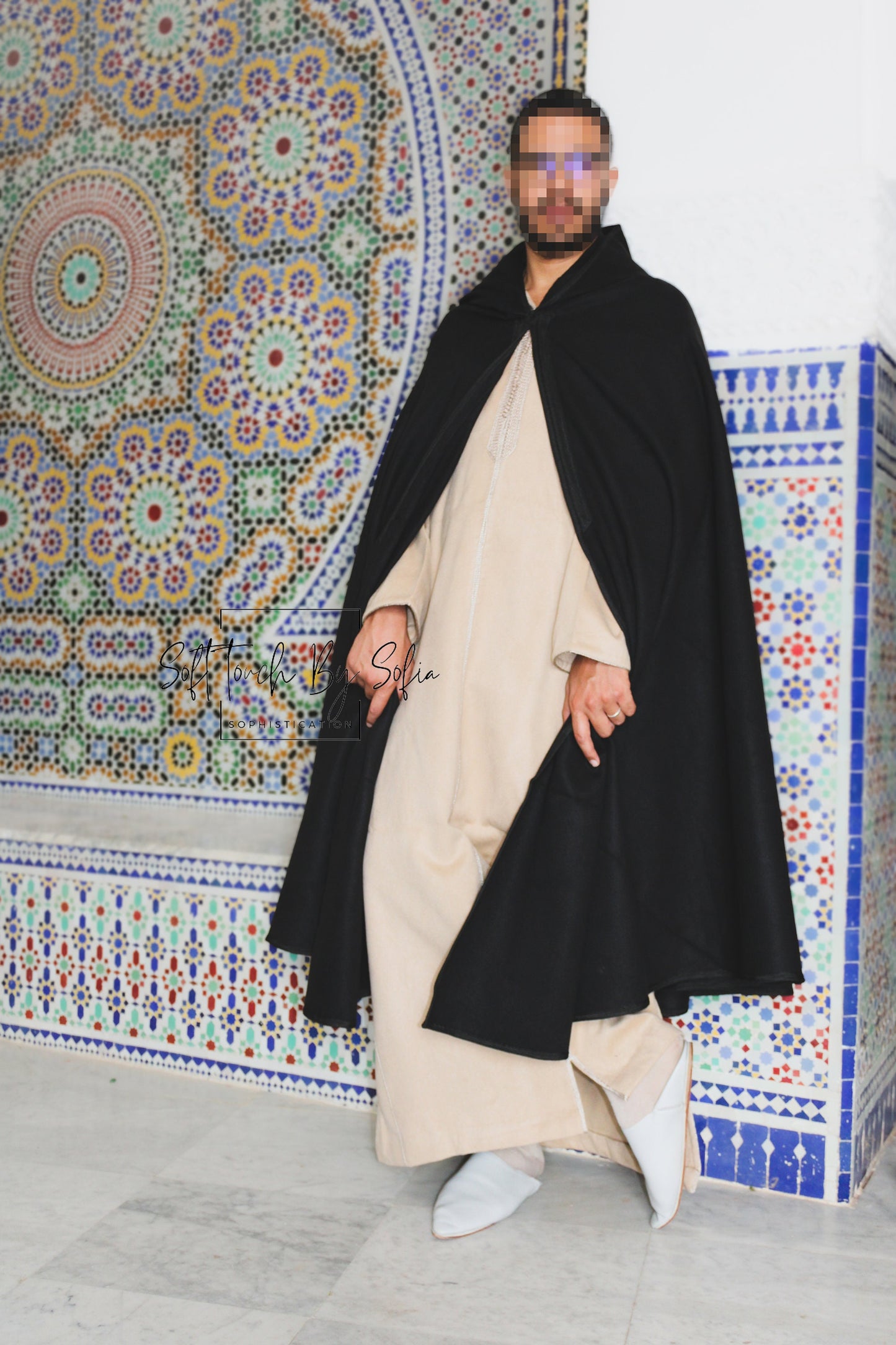 Wool Hooded Winter Cloak