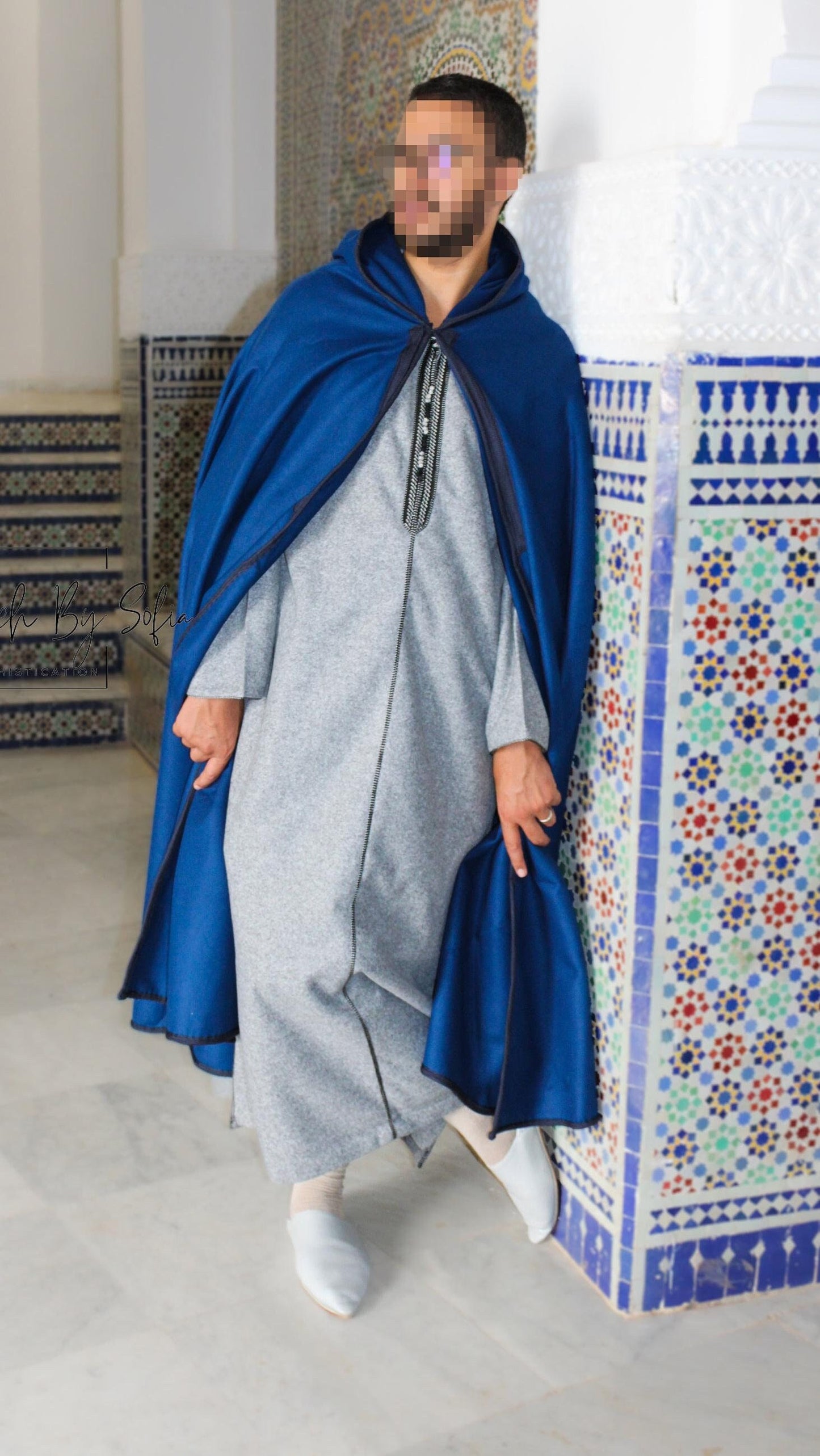 hooded winter cloak
