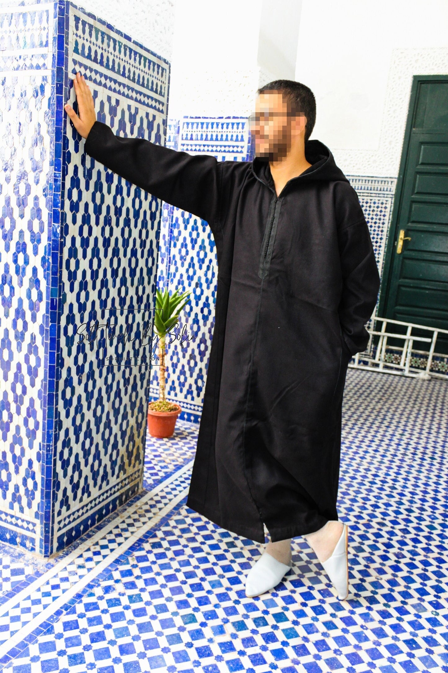 Moroccan Wool Hooded Thobe