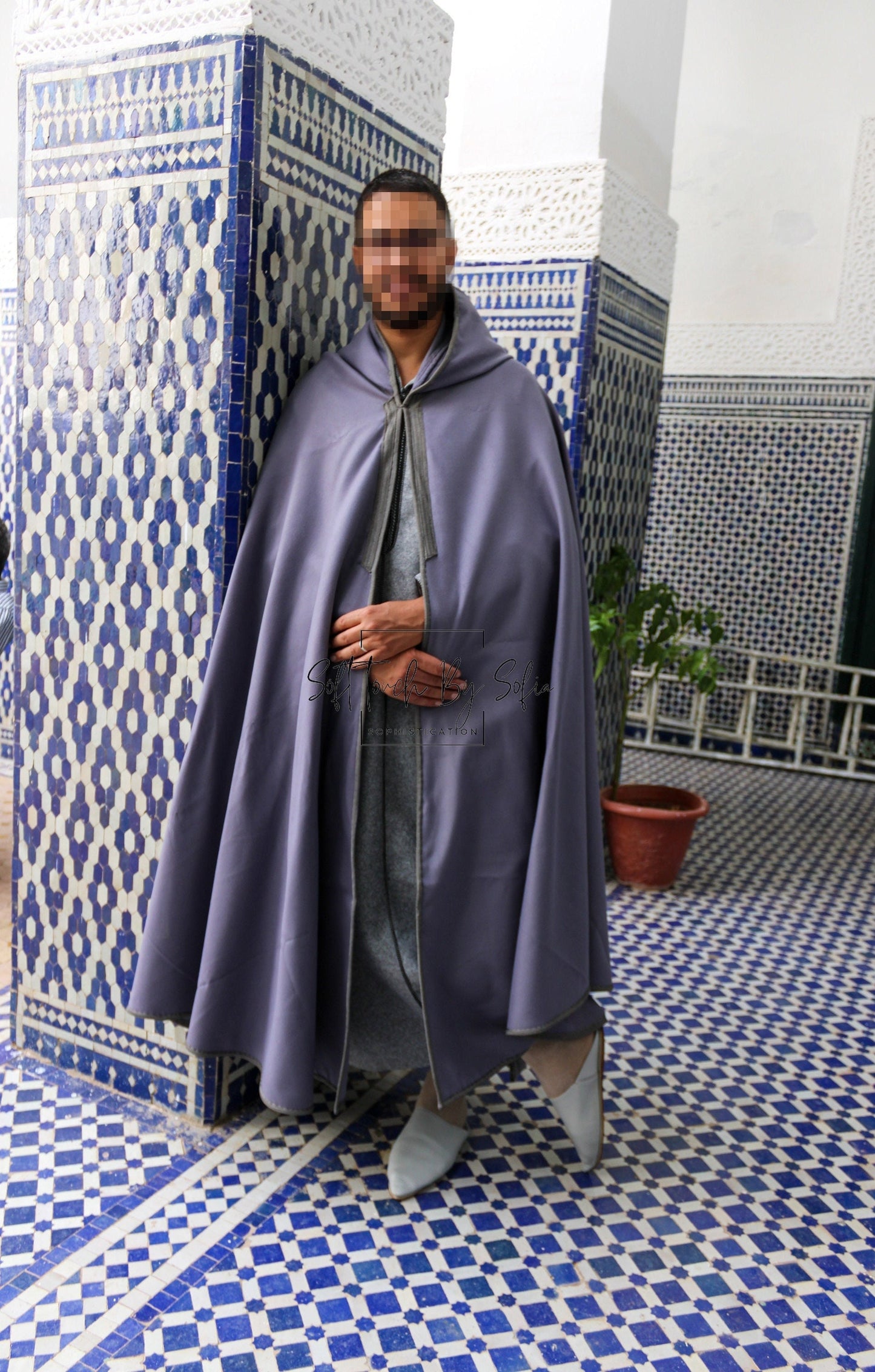 cloak with hood