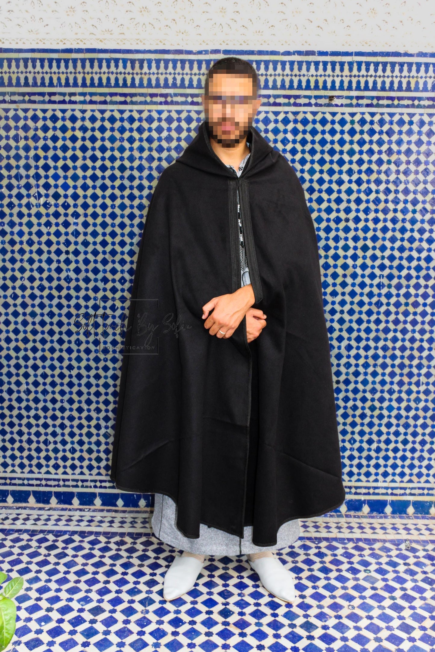 hooded winter cloak